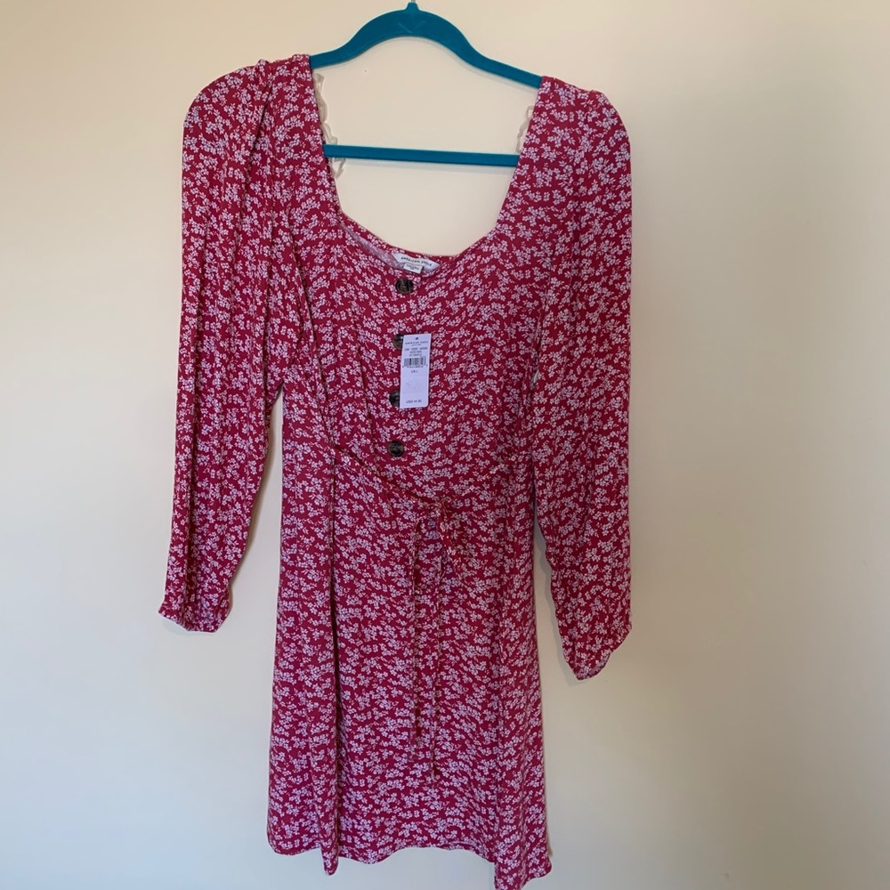 Nwt American eagle summer dress with tie - L